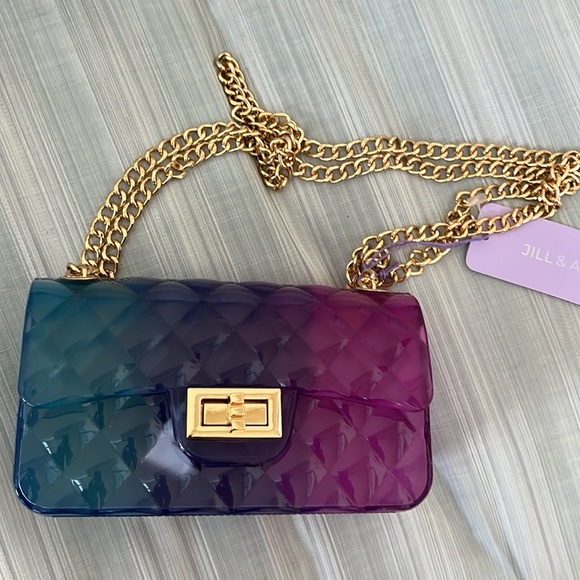 Jill & Ally Ombré Jelly Convertible Clutch/Crossbody - New with Tags - Picture 15 of 16